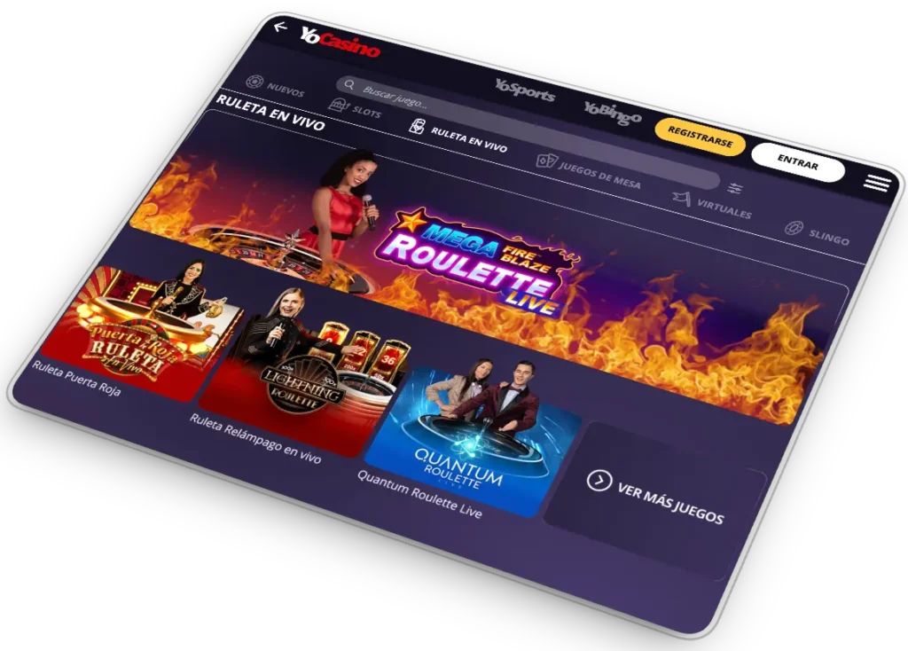 YoCasino en línea con crupieres en vivo